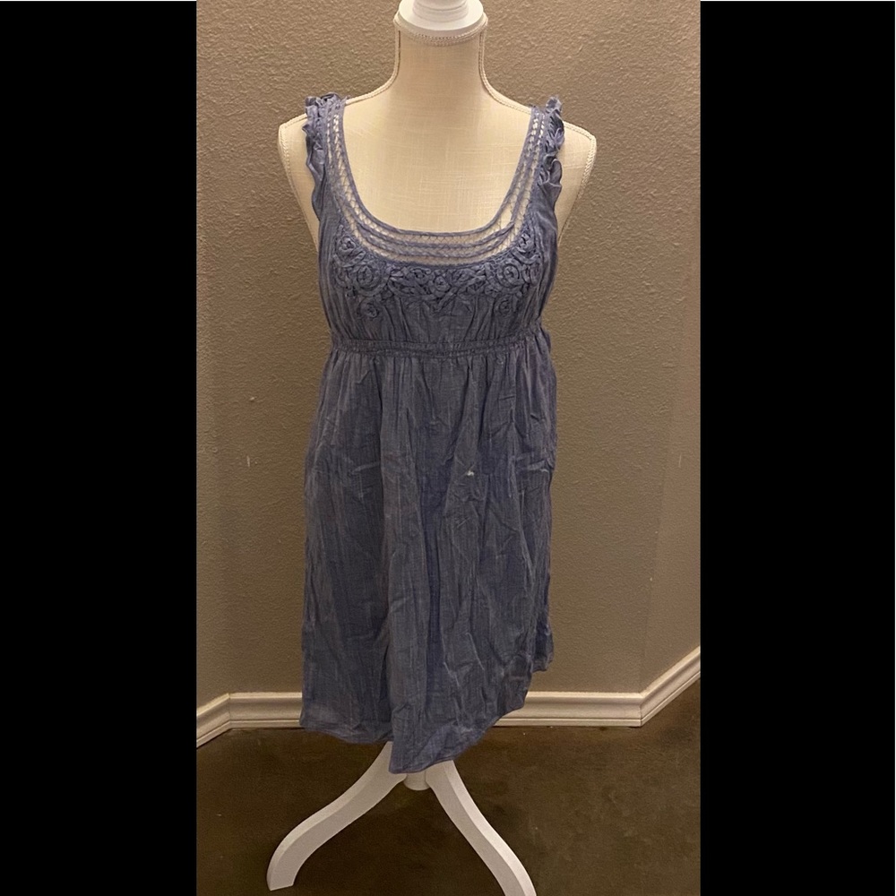 Denim-Colored Dress